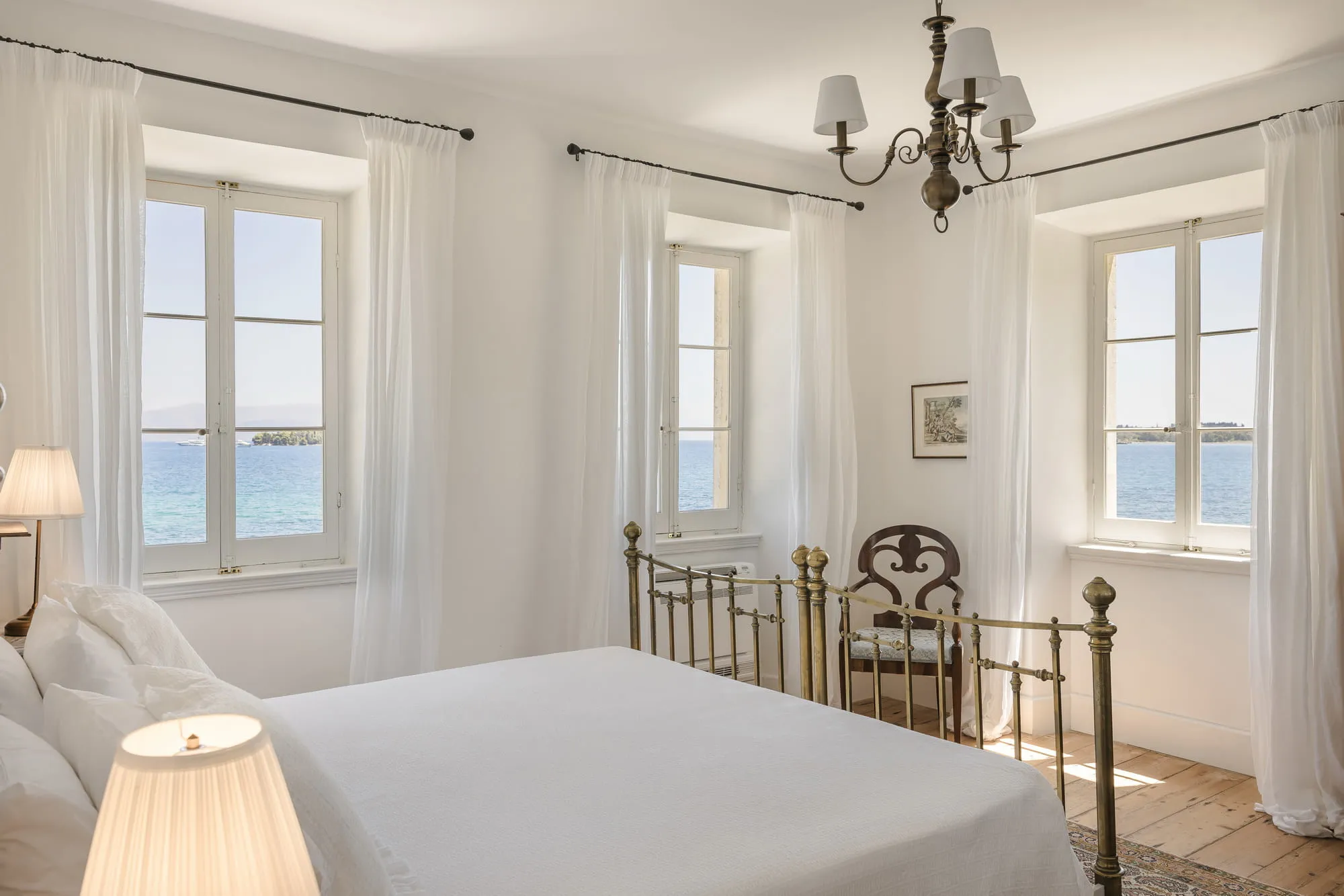 First floor bedroom one. The Cyclamen double master suite